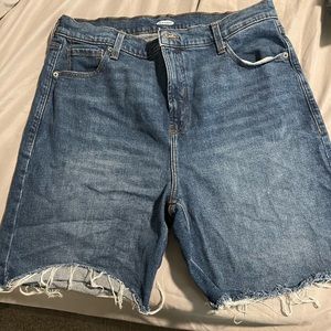 Denim shorts